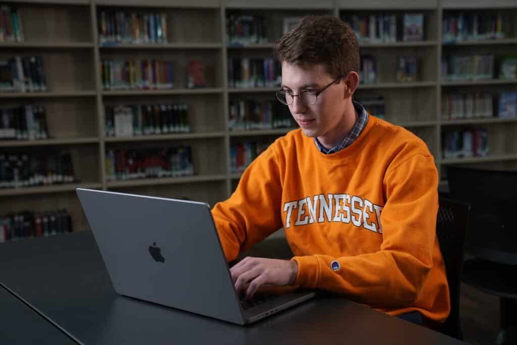 Joe Ogle found a welcoming community in the University of Tennessee, Knoxville's online master's program.